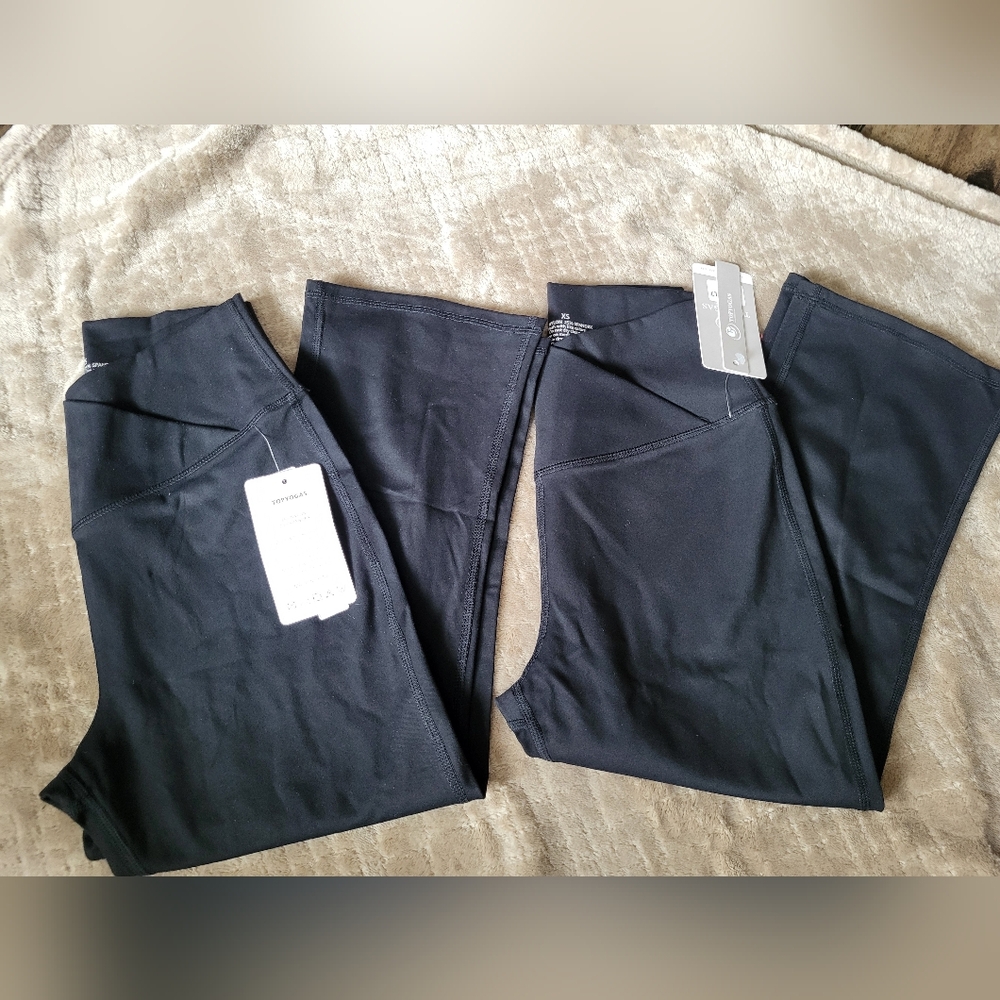 A pair of‎ Casual Bootleg Yoga Pants
